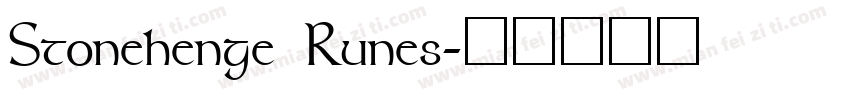 Stonehenge Runes字体转换